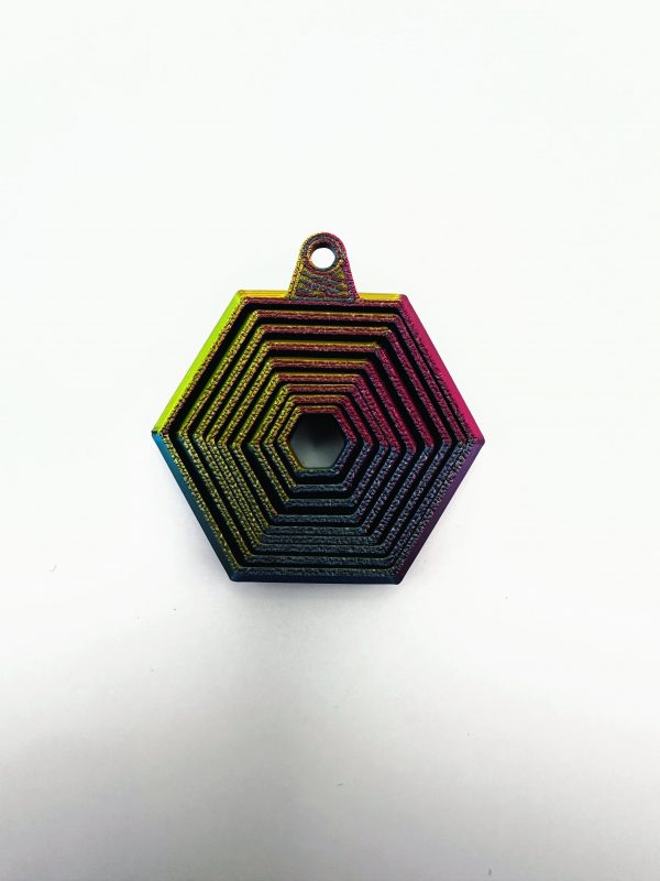 Mini hexagon – wydruk 3D SpinPrint